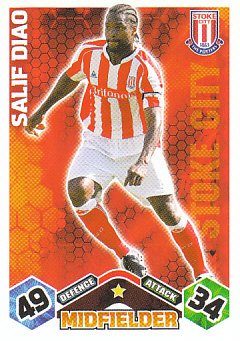 Salif Diao Stoke City 2009/10 Topps Match Attax #263